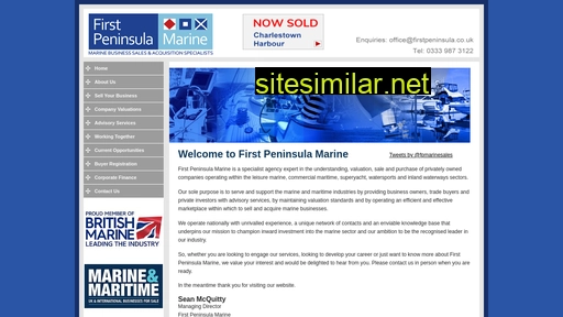 firstpeninsulamarine.co.uk alternative sites