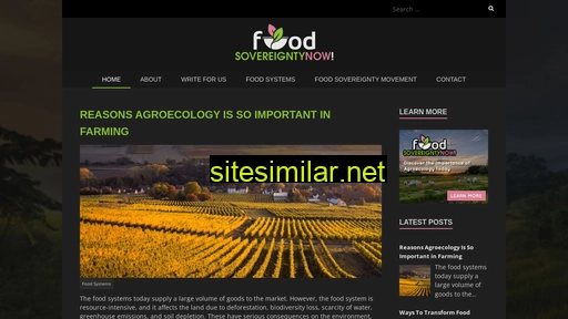 foodsovereignty.org.uk alternative sites