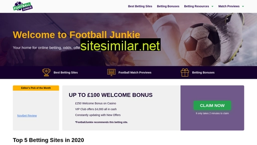 footballjunkie.co.uk alternative sites