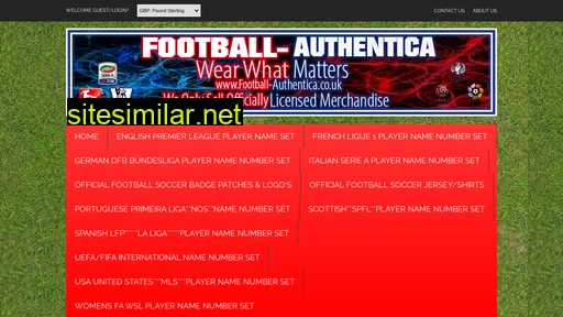 football-authentica.co.uk alternative sites