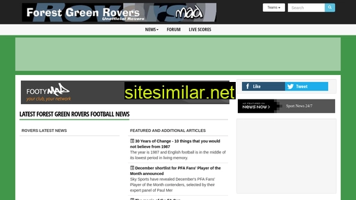 Forestgreenrovers-mad similar sites