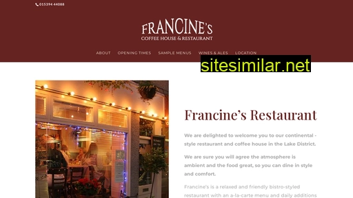 Francinesrestaurantwindermere similar sites