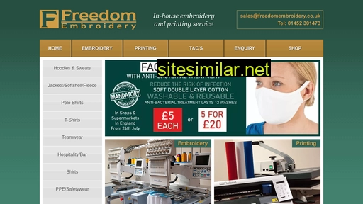 freedomembroidery.co.uk alternative sites