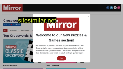 games.mirror.co.uk alternative sites