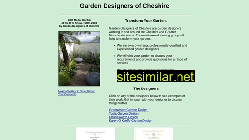 Gardendesignersofcheshire similar sites