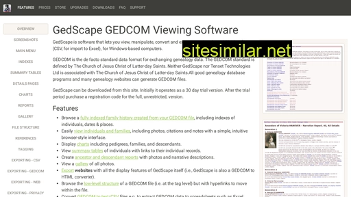 Gedscape similar sites