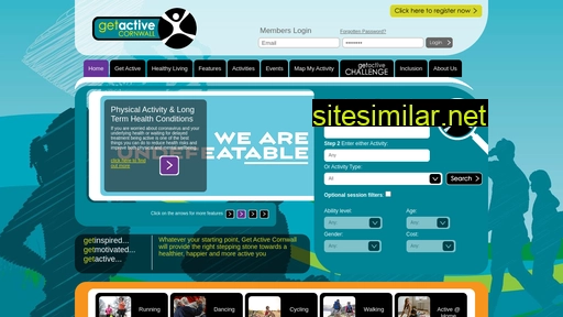 getactivecornwall.co.uk alternative sites
