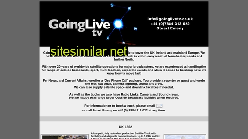 goinglivetv.co.uk alternative sites