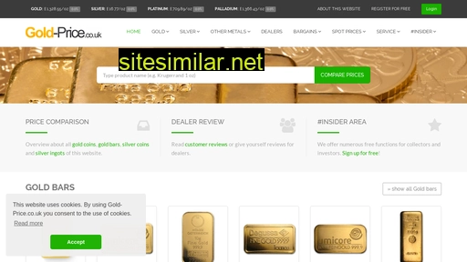 Gold-price similar sites
