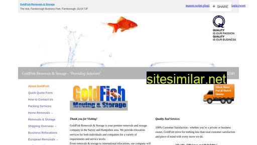 goldfishremovals.co.uk alternative sites