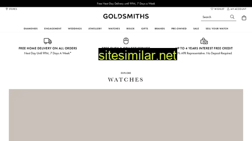 goldsmiths.co.uk alternative sites