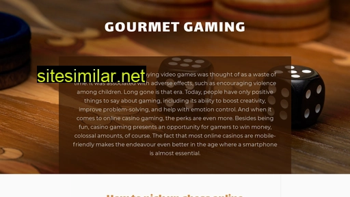 gourmetgaming.co.uk alternative sites