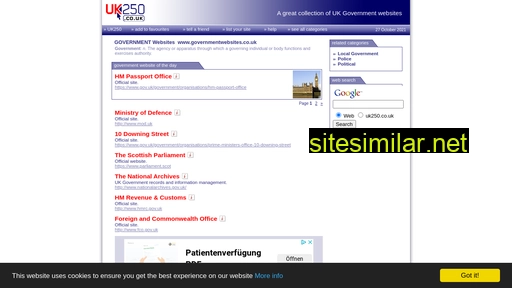 Governmentwebsites similar sites