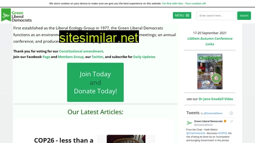 Greenlibdems similar sites