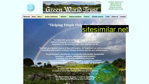 greenworldtrust.org.uk alternative sites