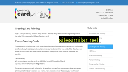 greetingcardprinting.co.uk alternative sites