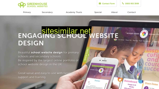 greenhouseschoolwebsites.co.uk alternative sites