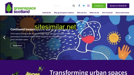 Greenspacescotland similar sites