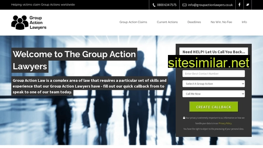 groupactionlawyers.co.uk alternative sites