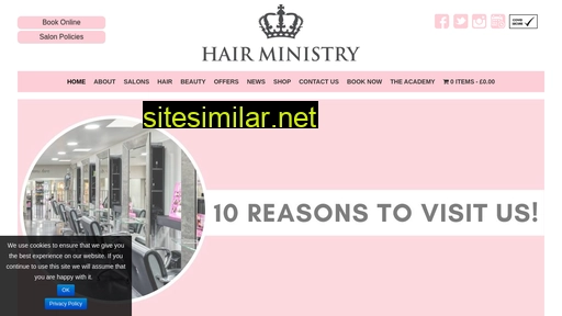 hairministry.co.uk alternative sites