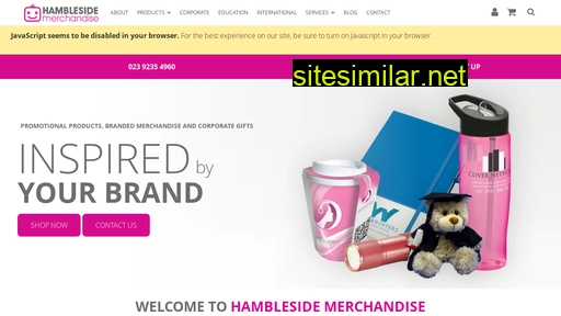 hambleside-merchandise.co.uk alternative sites