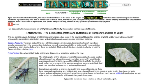 hantsmoths.org.uk alternative sites