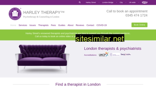 harleytherapy.co.uk alternative sites