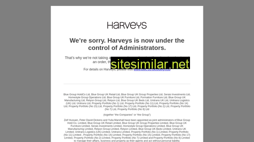 harveysfurniture.co.uk alternative sites
