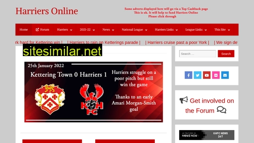 harriers-online.co.uk alternative sites