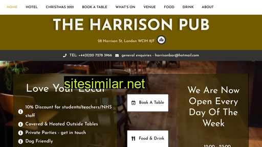 Harrisonbar similar sites