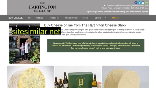 hartingtoncheeseshop.co.uk alternative sites