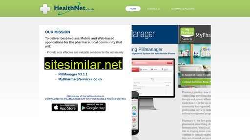 healthnet.co.uk alternative sites