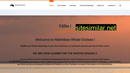 Hebridean-whale-cruises similar sites