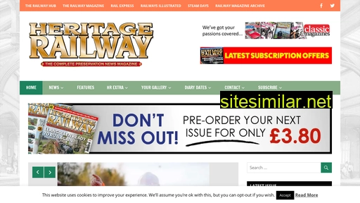 heritagerailway.co.uk alternative sites