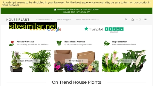 houseplant.co.uk alternative sites