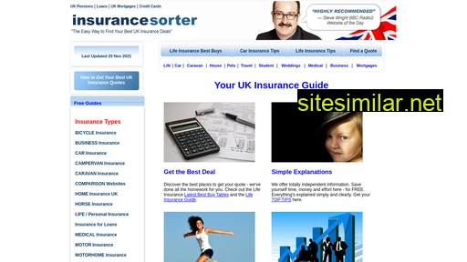 insurancesorter.co.uk alternative sites