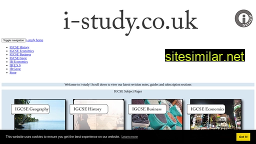 i-study.co.uk alternative sites