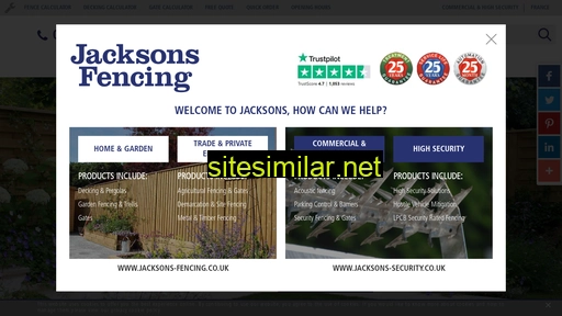 jacksons-fencing.co.uk alternative sites