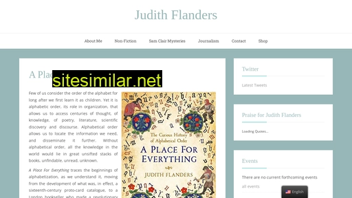 judithflanders.co.uk alternative sites
