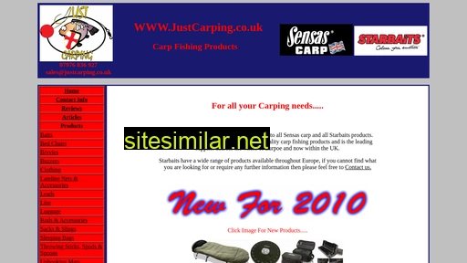 justcarping.co.uk alternative sites
