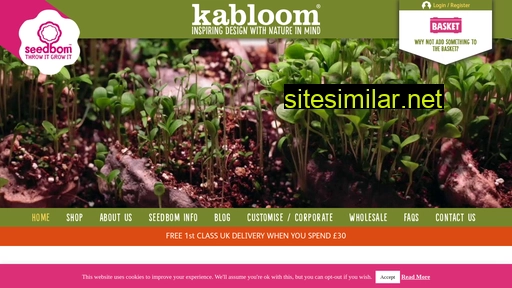 kabloom.co.uk alternative sites