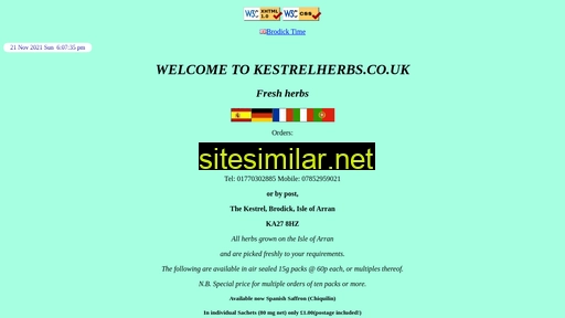 kestrelherbs.co.uk alternative sites