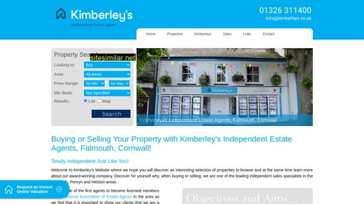 kimberleys.co.uk alternative sites