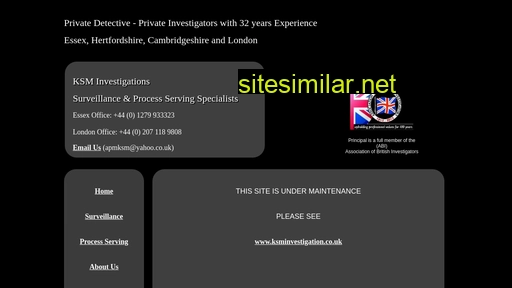 ksm-investigations.co.uk alternative sites