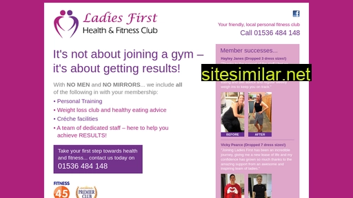 Ladiesfirst-fitness similar sites