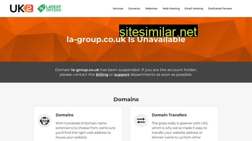 la-group.co.uk alternative sites