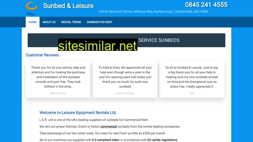 leisureequipmentrentals.co.uk alternative sites