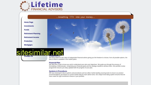 Lifetimefinancialadvisers similar sites