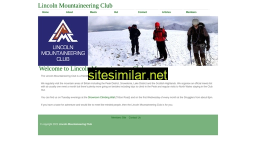 lincolnmountaineeringclub.org.uk alternative sites