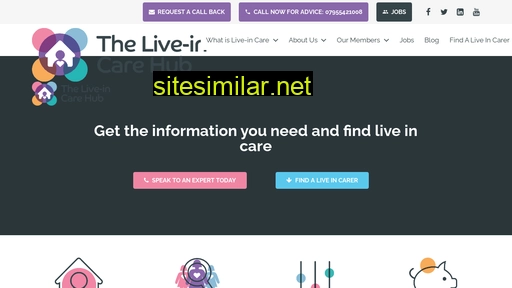 liveincarehub.co.uk alternative sites